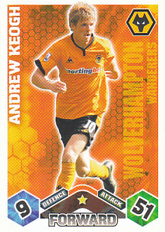 Andrew Keogh Wolverhampton Wanderers 2009/10 Topps Match Attax #EX58